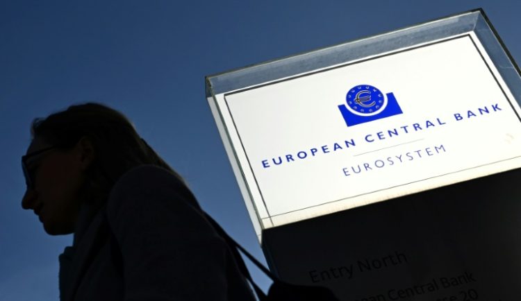 The ECB began raising borrowing costs sharply in July 2022 as Russia's war in Ukraine pushed up costs. ©AFP