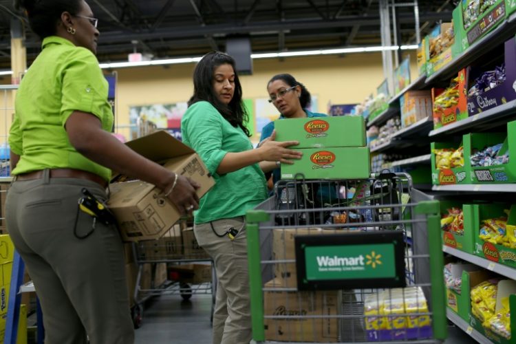 Walmart's sales are looked on as a bellwether for US consumer activity. ©AFP