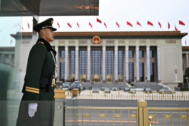 The week-long meetings will mostly be held at Beijing's Great Hall of the People –- a cavernous building located at the western edge of Tiananmen Square. ©AFP