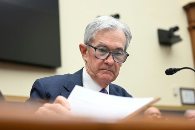 US Federal Reserve Board Chair Jerome Powell said the central bank does not need to rush to adjust interest rates. ©AFP