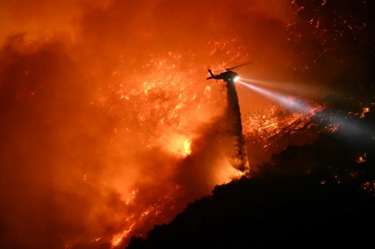 The LA wildfires have dealt a multi-billion-dollar hit to the insurance industry. ©AFP