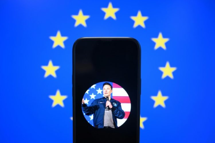 One of US President Donald Trump's biggest allies is Elon Musk, whose social media platform X faces an EU probe. ©AFP